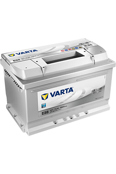 Varta E38 12V 74 Ah 750A EN Silver Dynamic Akü
