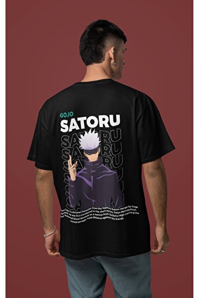 SEVBANO تي شيرت جوجوتسو كايسن جوجو ساتورو رقم مطبوع للجنسين قصة فضفاضة تي شير...