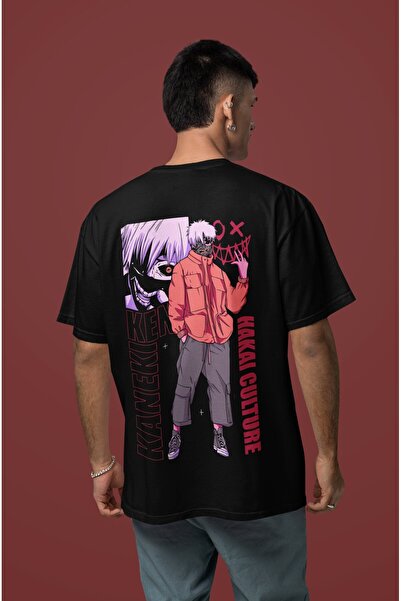 SEVBANO Μπλουζάκι Anime με στάμπα στην πλάτη Ken Kaneki Tokyo Ghoul, Unisex, ...