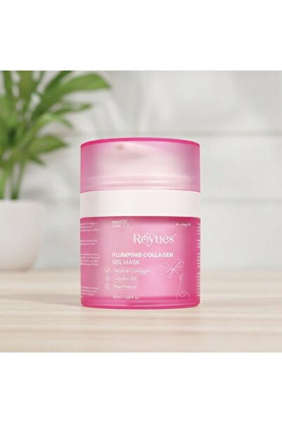 Royues Collagen Night Wrapping Mask – 50ml Soyulabilir Jel Maske