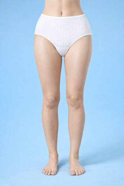 belpa Women's Heart Patterned 100% Cotton Panties 5 Pieces