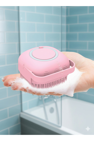 MHT 1 قطعة من فرشاة الاستحمام للحمام مع حجرة لجل الاستحمام وفرشاة تدليك