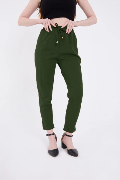 IVORA WEAR Women's Full Mold Basic Tracksuit Trousers - Khaki