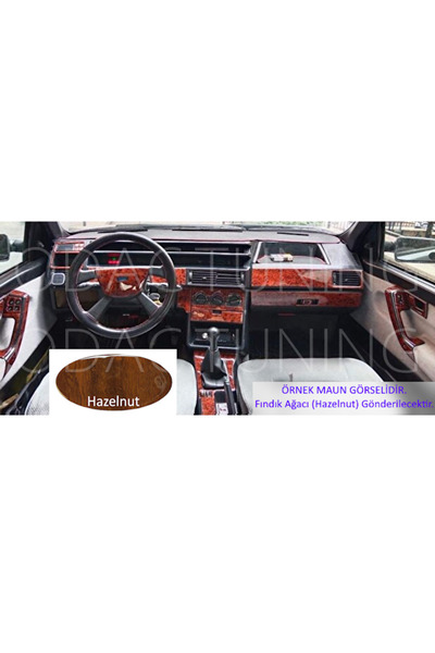 ODAC TUNING Tempra Mahogany Veneer Tipo Mahogany Veneer Torpedo Trim Console ...