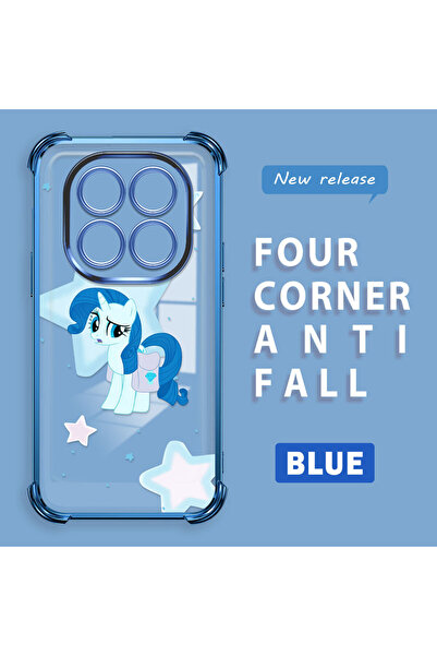 ucuc Redmi Note 14 Pro 4g Compatible Transparent Silicone Case Pony Pattern C...