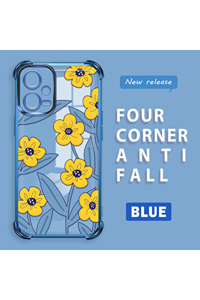 ucuc حافظة سيليكون شفافة متوافقة مع هاتف Redmi Note 12 5G، حماية للكاميرا على...