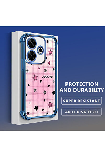 ucuc حافظة حماية مضادة للصدمات من السيليكون الشفاف المتوافق مع Redmi 13 4G