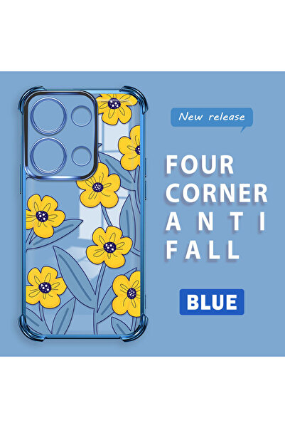 ucuc حافظة سيليكون شفافة متوافقة مع هاتف Redmi Note 13 Pro 4G، حماية للكاميرا...