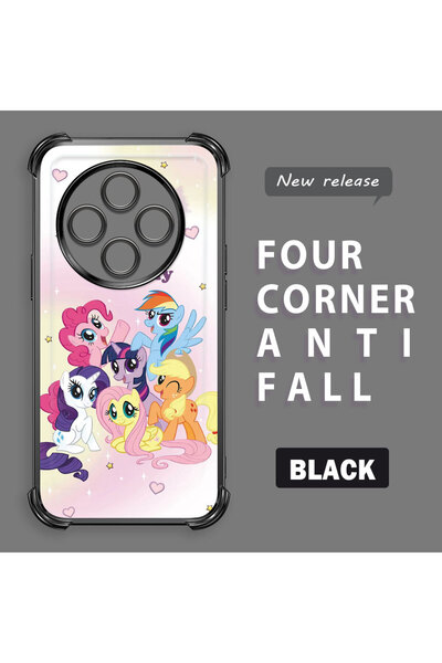 ucuc غطاء حماية شفاف متوافق مع كاميرا ريدمي 14C، مضاد للصدمات بنمط الحصان