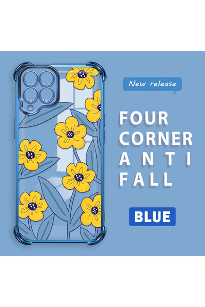 ucuc حافظة سيليكون شفافة متوافقة مع هاتف سامسونج جالاكسي M33، حماية للكاميرا ...