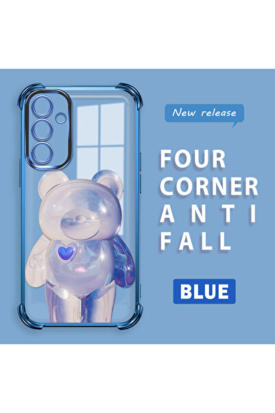 ucuc حافظة سيليكون شفافة متوافقة مع هاتف سامسونج جالاكسي A54، حماية للكاميرا ...