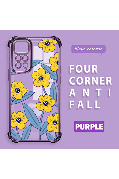 ucuc حافظة سيليكون شفافة متوافقة مع هاتف Redmi Note 11S، حماية للكاميرا على ش...