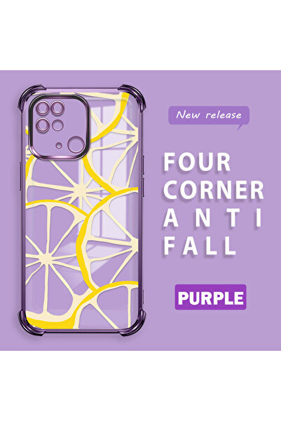 ucuc حافظة حماية للكاميرا من السيليكون الشفاف المتوافقة مع هاتف Redmi 10C، مض...