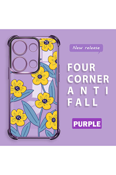 ucuc حافظة سيليكون شفافة متوافقة مع هاتف Poco M6 Pro 4G، حماية للكاميرا على ش...