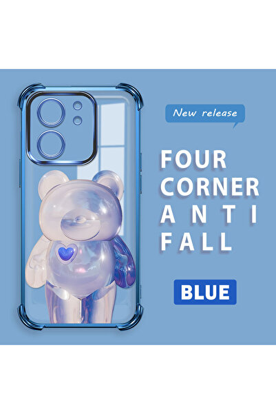 ucuc حافظة من السيليكون الشفاف المتوافقة مع Mi 13T Pro/Mi 13T، حماية للكاميرا...