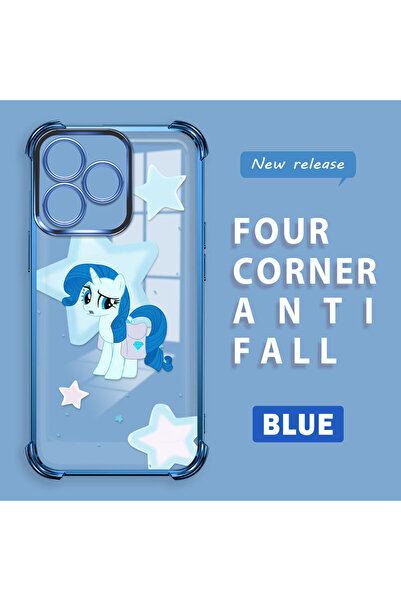 ucuc حافظة سيليكون شفافة متوافقة مع هاتف Realme Note 50، نمط الحصان، حماية لل...