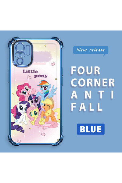 ucuc Poco M5S Compatible Transparent Silicone Camera Protection Anti-Bump Pon...