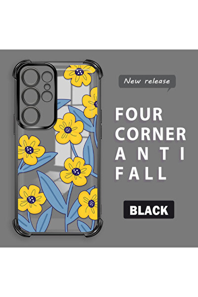 ucuc حافظة سيليكون شفافة متوافقة مع هاتف سامسونج جالاكسي S22 الترا، حماية للك...