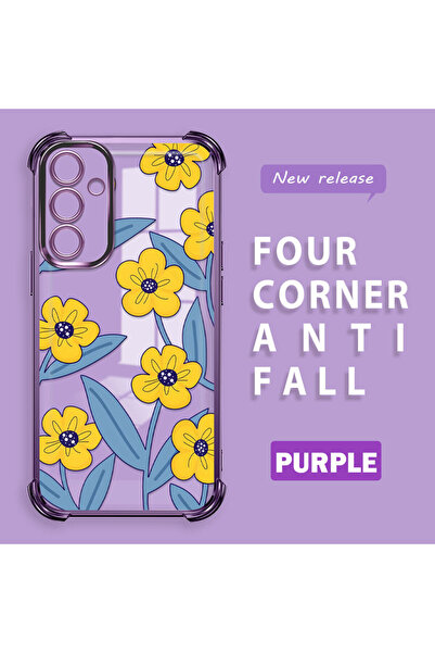 ucuc حافظة سيليكون شفافة متوافقة مع هاتف سامسونج جالاكسي A54، حماية للكاميرا ...