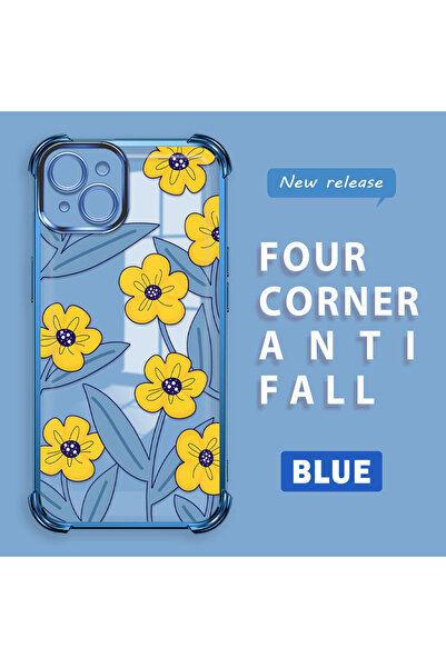 ucuc حافظة من السيليكون الشفاف المتوافقة مع هاتف iPhone 15 Plus، حماية للكامي...