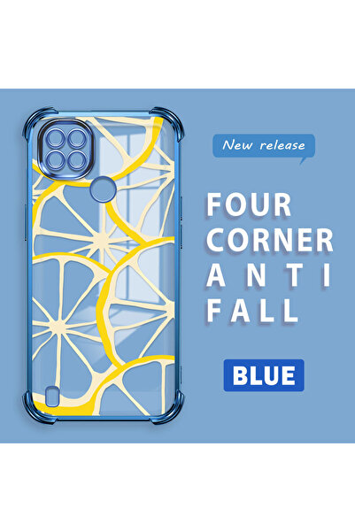 ucuc حافظة حماية للكاميرا من السيليكون الشفاف المتوافقة مع هاتف Realme C21، م...