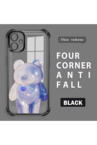 ucuc حافظة سيليكون شفافة متوافقة مع هاتف سامسونج جالاكسي A06، حماية للكاميرا ...