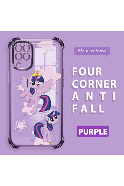 ucuc حافظة سيليكون شفافة متوافقة مع هاتف سامسونج جالاكسي M12/A12، حماية للكام...