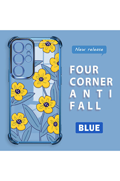 ucuc حافظة سيليكون شفافة متوافقة مع هاتف سامسونج جالاكسي S22 الترا، حماية للك...