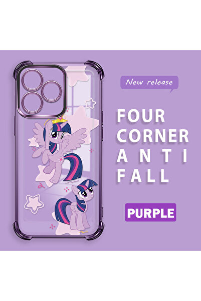 ucuc حافظة سيليكون شفافة متوافقة مع هاتف Realme Note 50، نمط الحصان، حماية لل...