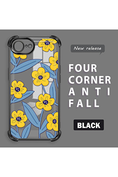 ucuc حافظة سيليكون شفافة متوافقة مع هاتف iPhone 16e، حماية للكاميرا على شكل ز...