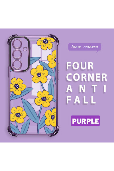 ucuc حافظة سيليكون شفافة متوافقة مع هاتف سامسونج جالاكسي A55، حماية للكاميرا ...