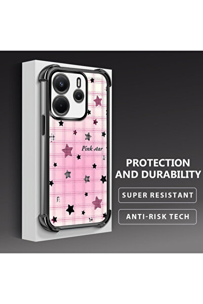 ucuc جراب حماية للكاميرا من السيليكون الشفاف الملون على شكل نجمة متوافق مع ها...