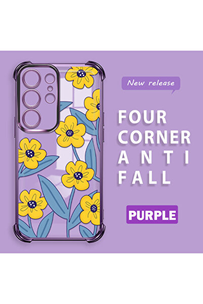 ucuc حافظة سيليكون شفافة متوافقة مع هاتف سامسونج جالاكسي S24 الترا، حماية للك...