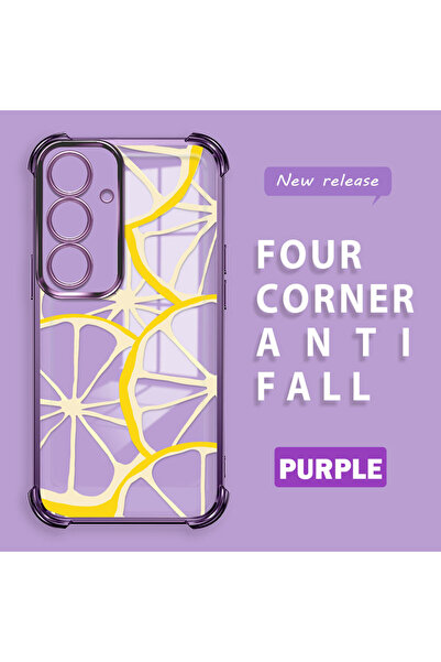 ucuc غطاء حماية شفاف من السيليكون متوافق مع سامسونج جالاكسي إس25، مضاد للصدما...