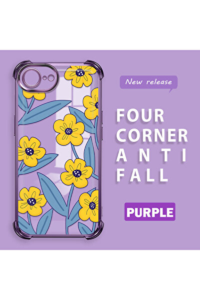 ucuc حافظة سيليكون شفافة متوافقة مع هاتف iPhone 16e، حماية للكاميرا على شكل ز...