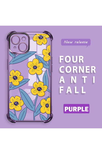 ucuc حافظة من السيليكون الشفاف المتوافقة مع هاتف iPhone 14 Plus، حماية للكامي...