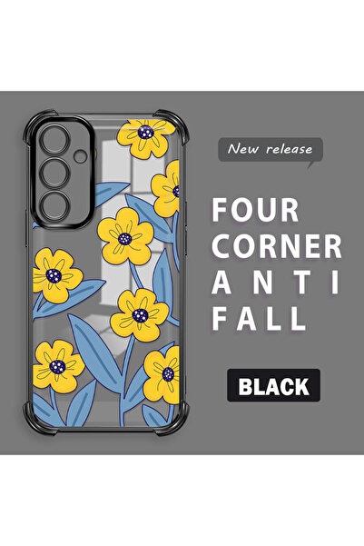 ucuc حافظة سيليكون شفافة متوافقة مع هاتف سامسونج جالاكسي A55، حماية للكاميرا ...