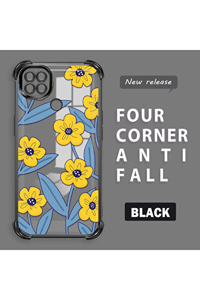 ucuc حافظة سيليكون شفافة متوافقة مع هاتف Redmi 10A، حماية للكاميرا على شكل زه...