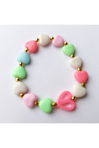 escoines koleksiyon Escoines Heart Beaded Stylish Bracelet Modern Design Dail...