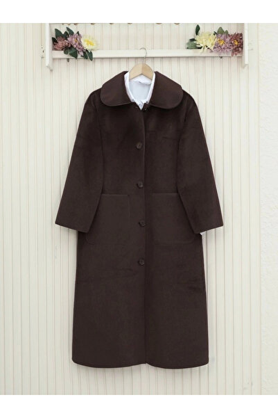 nedo7 Buttoned Pocket Coat - Brown