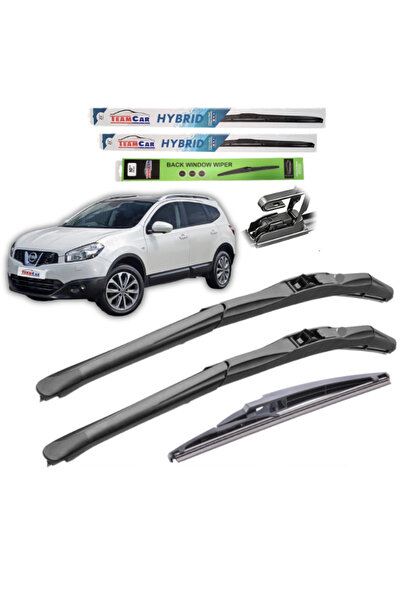 TEAMCAR Set complet ștergătoare de parbriz hibrid Nissan Qashqai J10 (2007-2013)