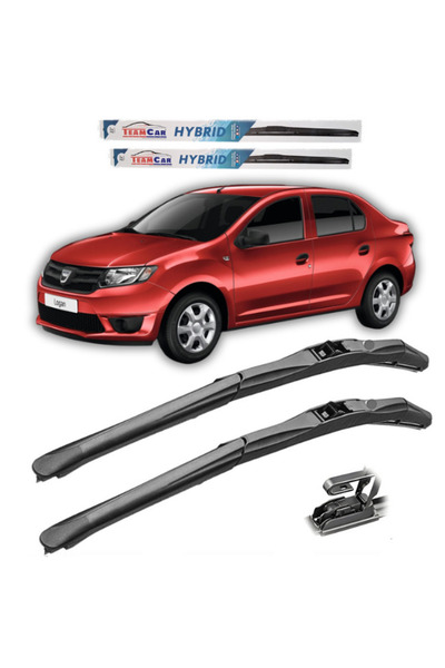 TEAMCAR Ștergătoare de parbriz Dacia Logan II Sedan (2012-2020) Hybrid față set