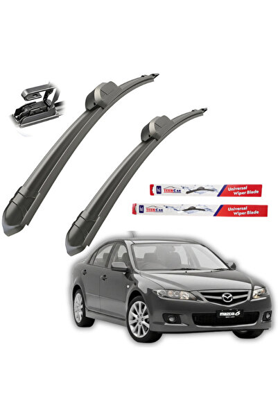 TEAMCAR Set ștergătoare de parbriz plate față Mazda 6 Sedan GG (2002-2008)