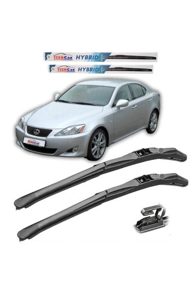 TEAMCAR Ștergătoare parbriz hibrid Lexus IS F (USE20) 2008-2012, set față