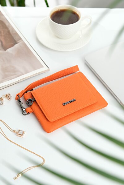 ESGUARE Women's 100% Genuine Leather Minimalist Stylish Card Holder