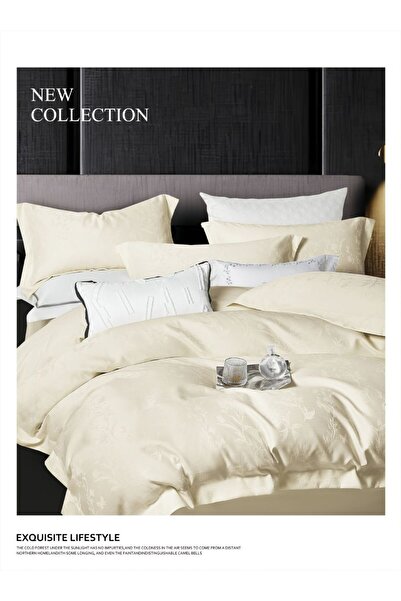 ANATOLIATEKSTILE Finet Premium Bed Linen – Elegant, Modern 4-piece Set, Sheet 250x250