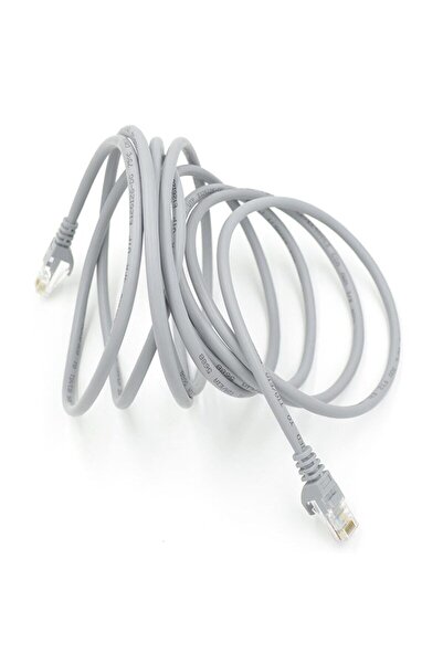 HQ SPEED Cat6 Ethernet Kablosu 7 Metre - 1000 Mbps Gigabit Hızlı İnternet Modem PC Smart TV Patch Kablo Gri