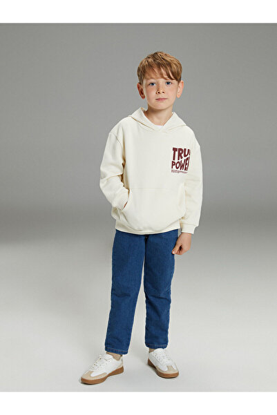 LC Waikiki Hanorac cu glugă imprimat pentru băieți