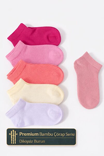 Moonys Socks Collection Комплект от 6 чифта чорапи за момичета от серията Bamboo Premium