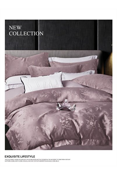 ANATOLIATEKSTILE Finet Premium Bed Linen – Elegant, Modern 4-piece Set, Sheet 250x250